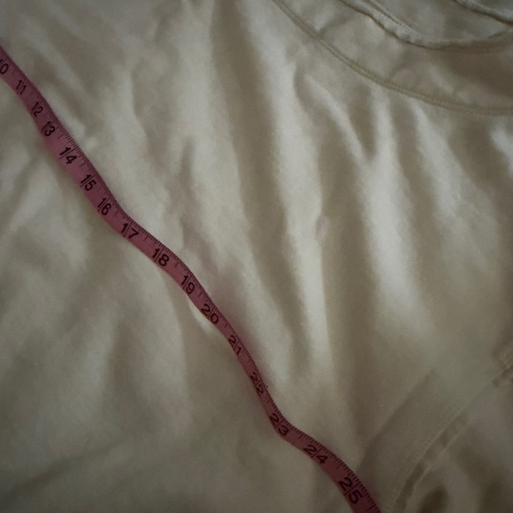 American Eagle Outfitters size Large Cream Scoop Neck Sweatshirt.Effortless - Picture 9 of 10